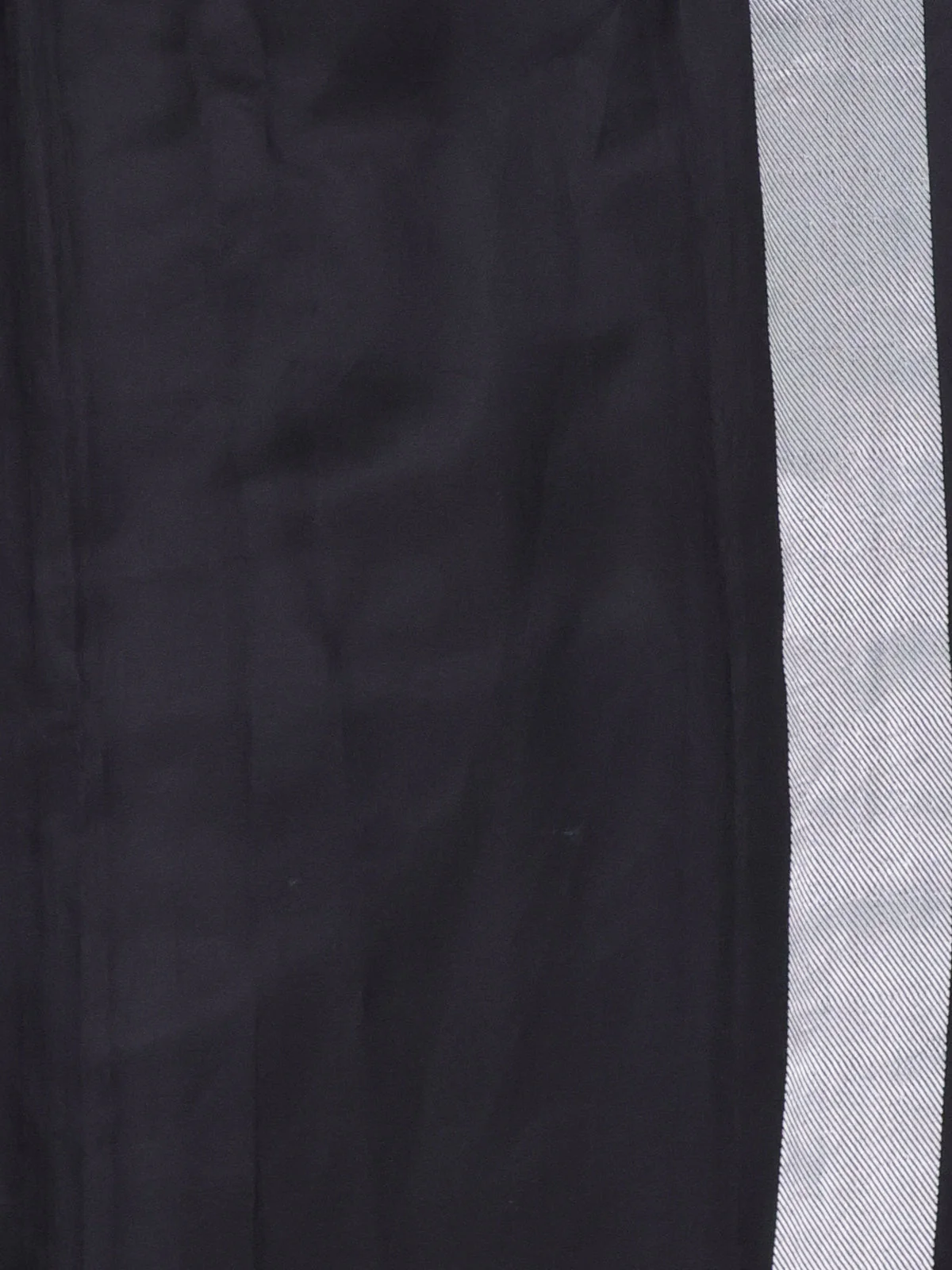 Black Chanderi Silk Saree - Image 3