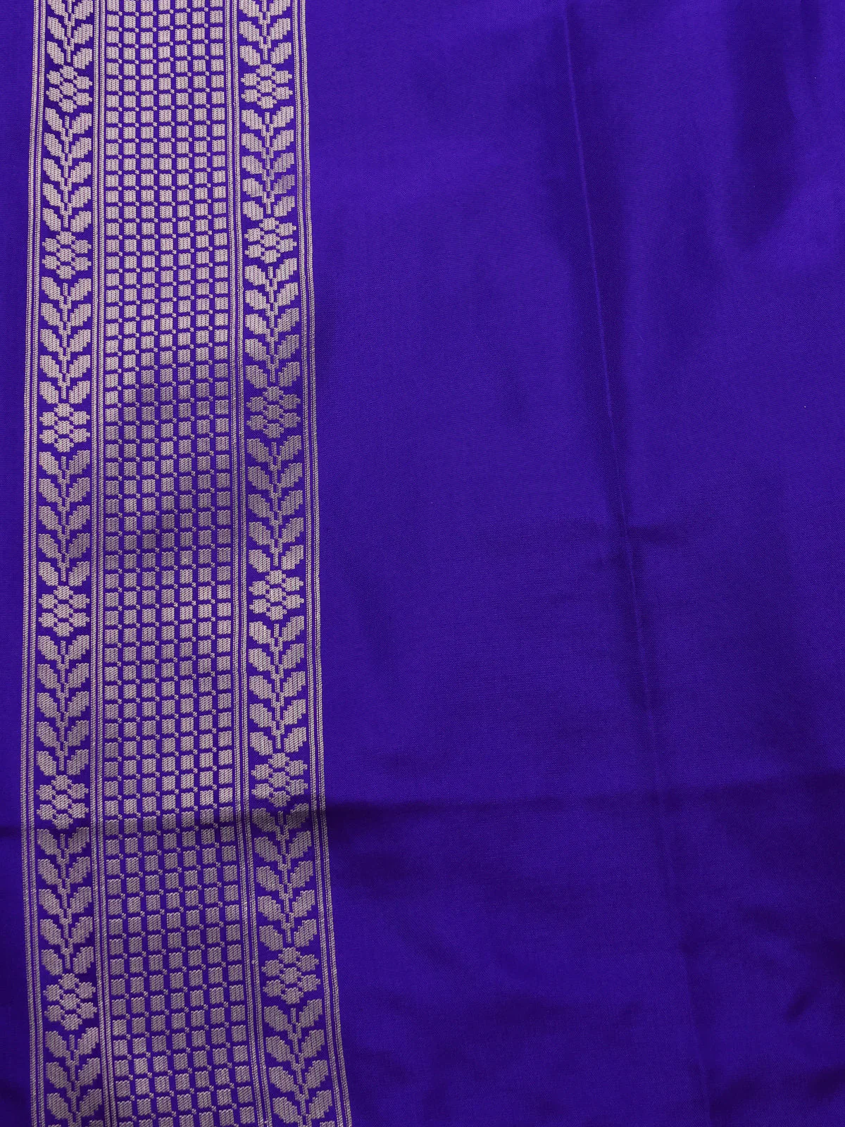 Blue Banarasi Silk Saree - Image 4