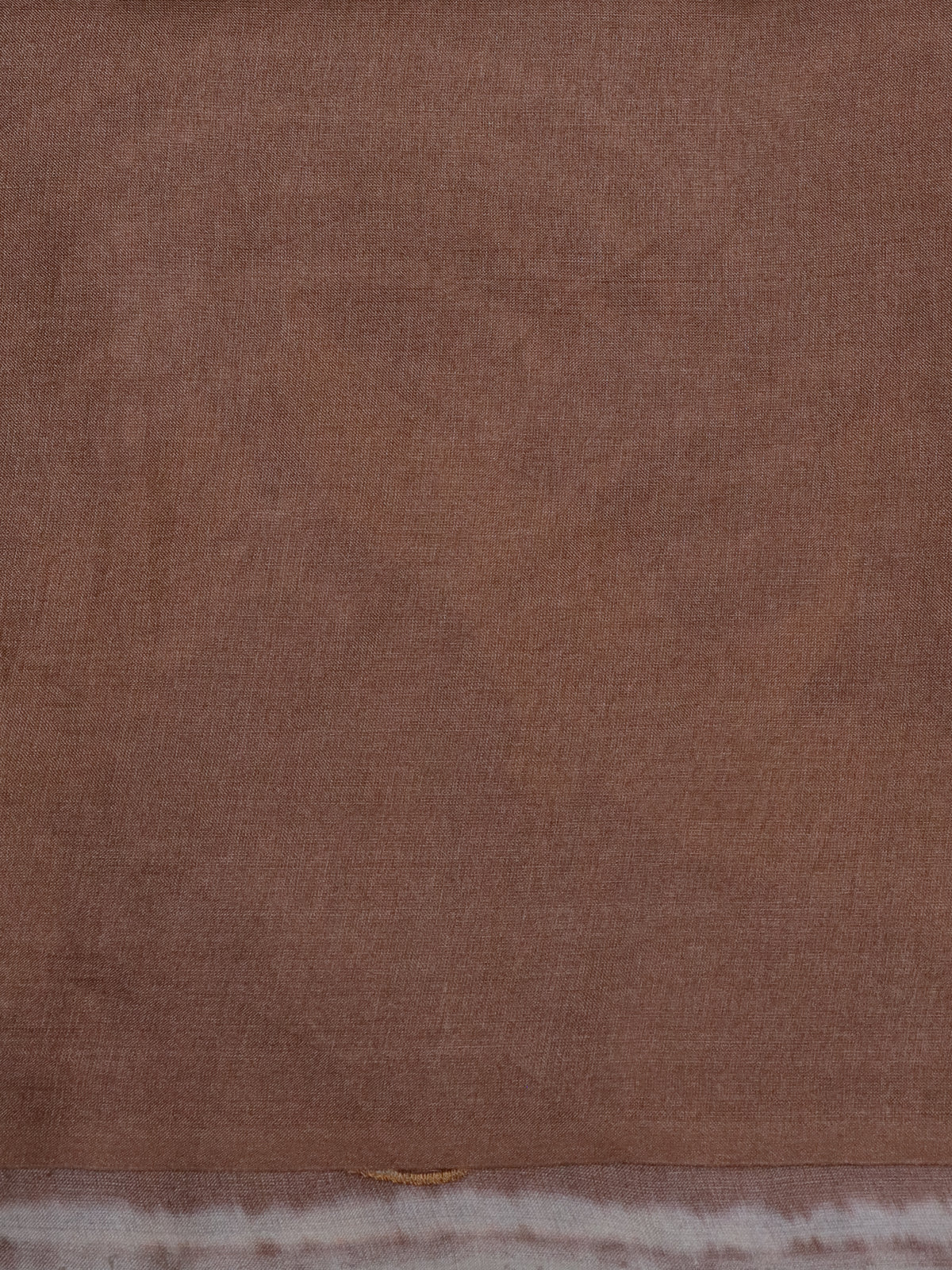 Brown Pure Tussar Silk Saree - Image 4