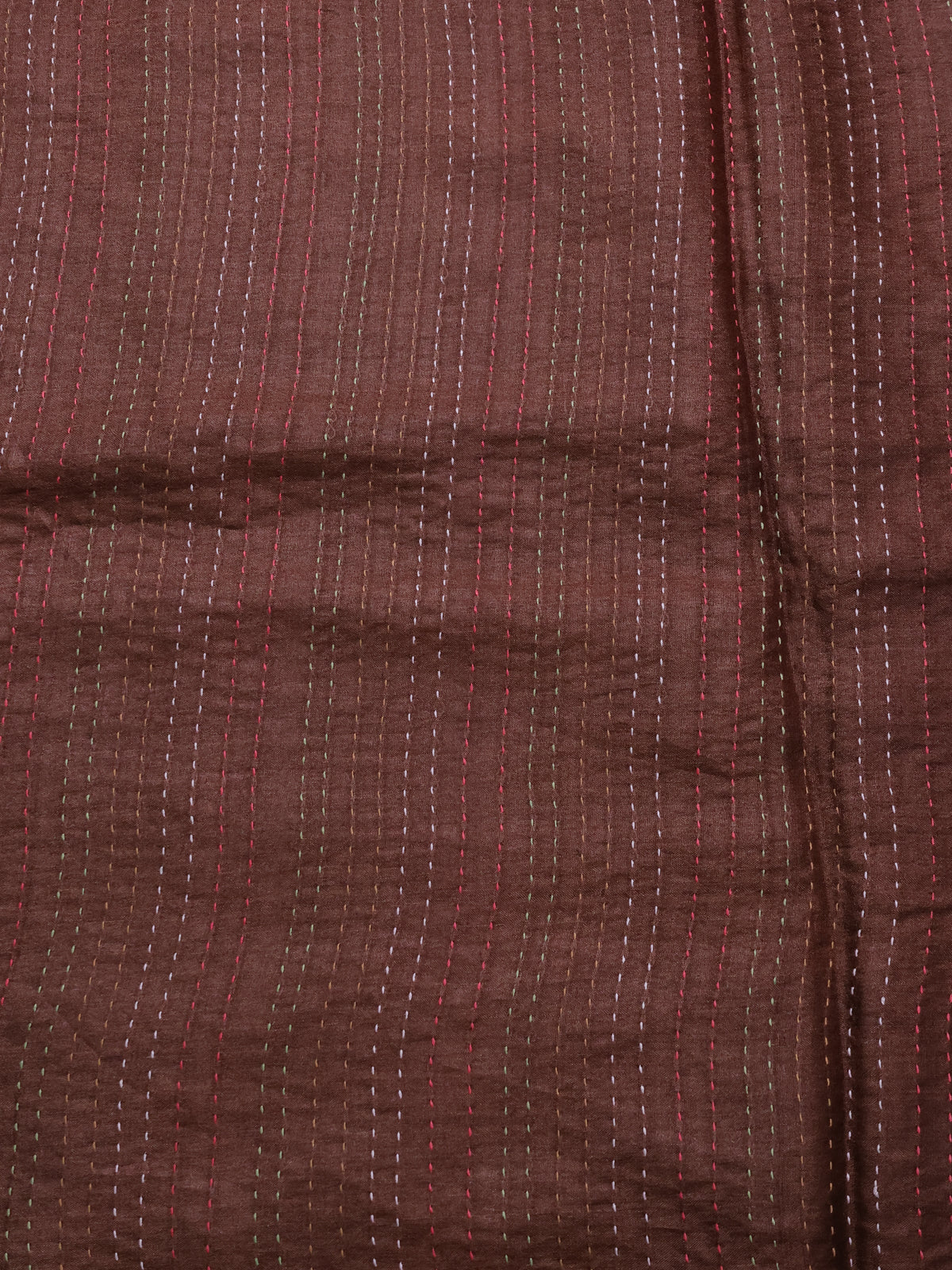 Brown Tussar Silk Saree - Image 4