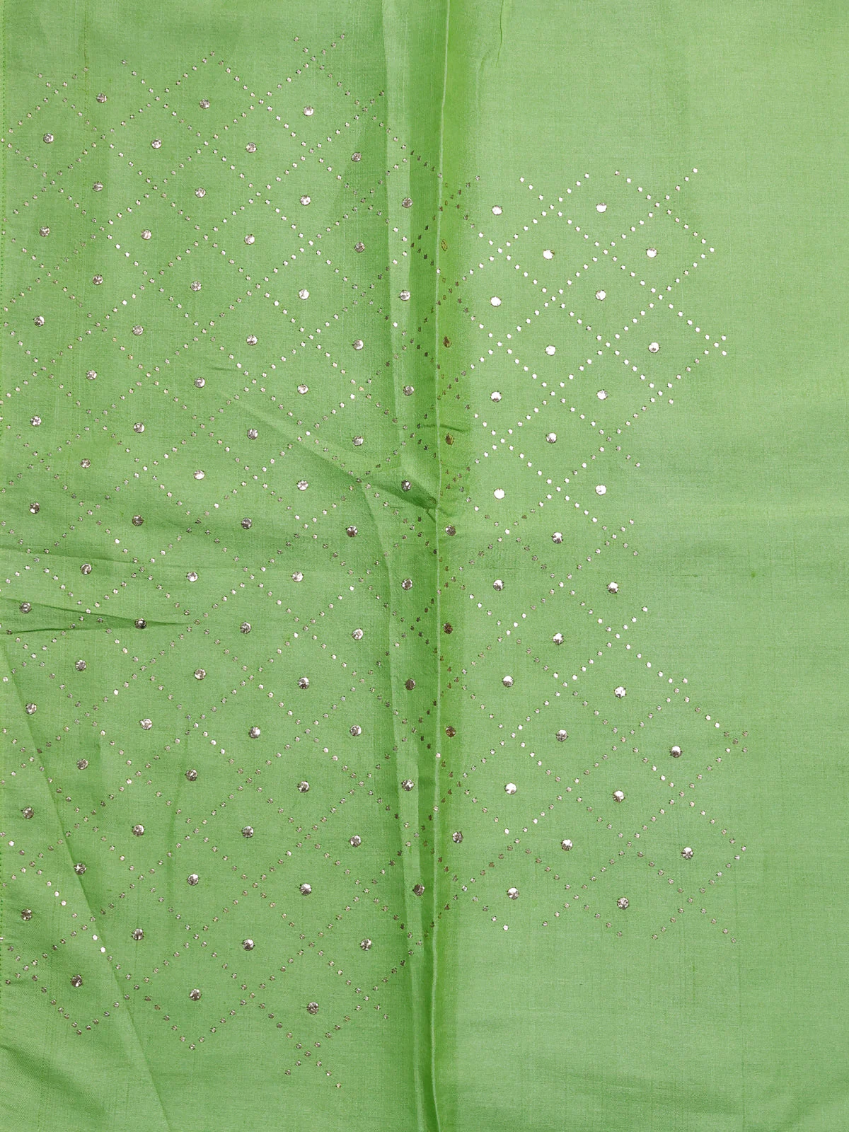 Dark Blue Tussar Silk Saree - Image 4
