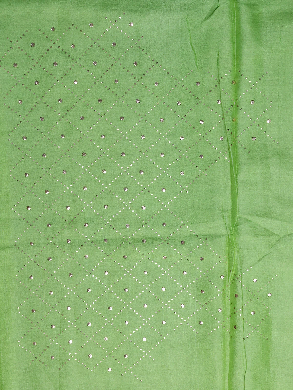 Dark Blue Tussar Silk Saree - Image 5