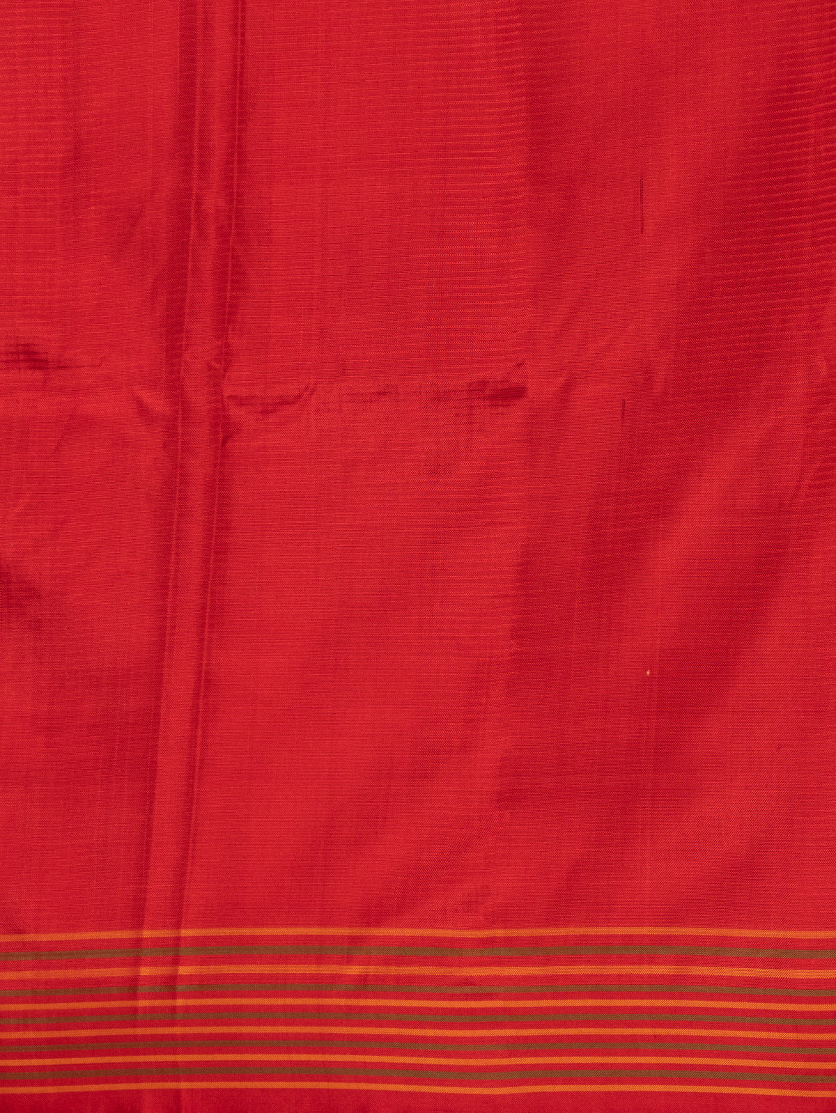 Deep Violet & Red Patan Patola Silk Saree With Petit Point Embroidery - Image 5