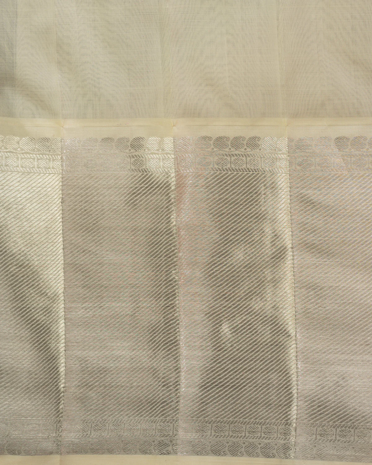 Pink Kanchipuram Kora Silk With Minakari Jaal Weaves - Image 7