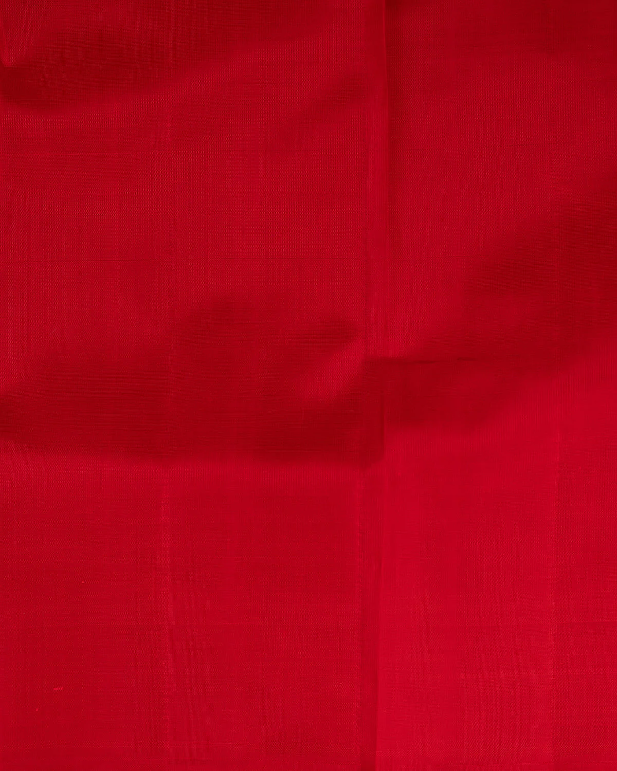 Red Kanchipuram Silk Saree With Zari Weaves & Rich Floral Border - Image 6