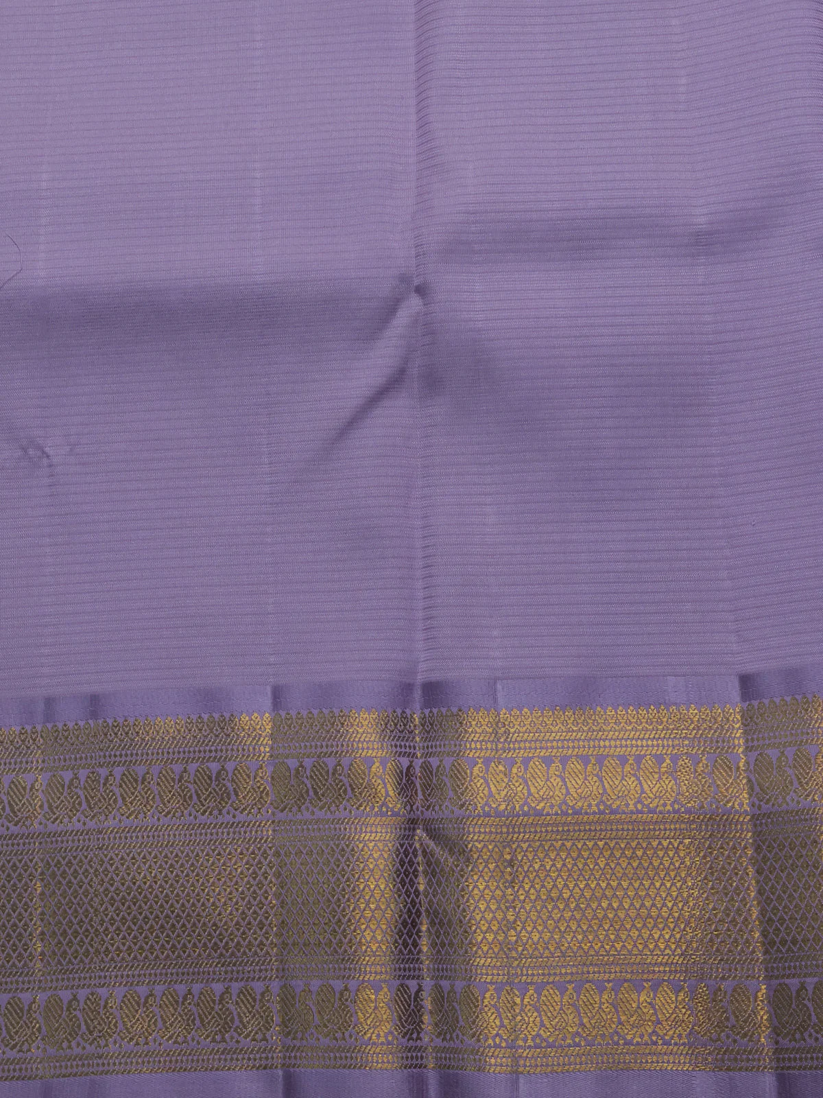 Lavender Pure Kanchipuram Kota Saree - Image 4