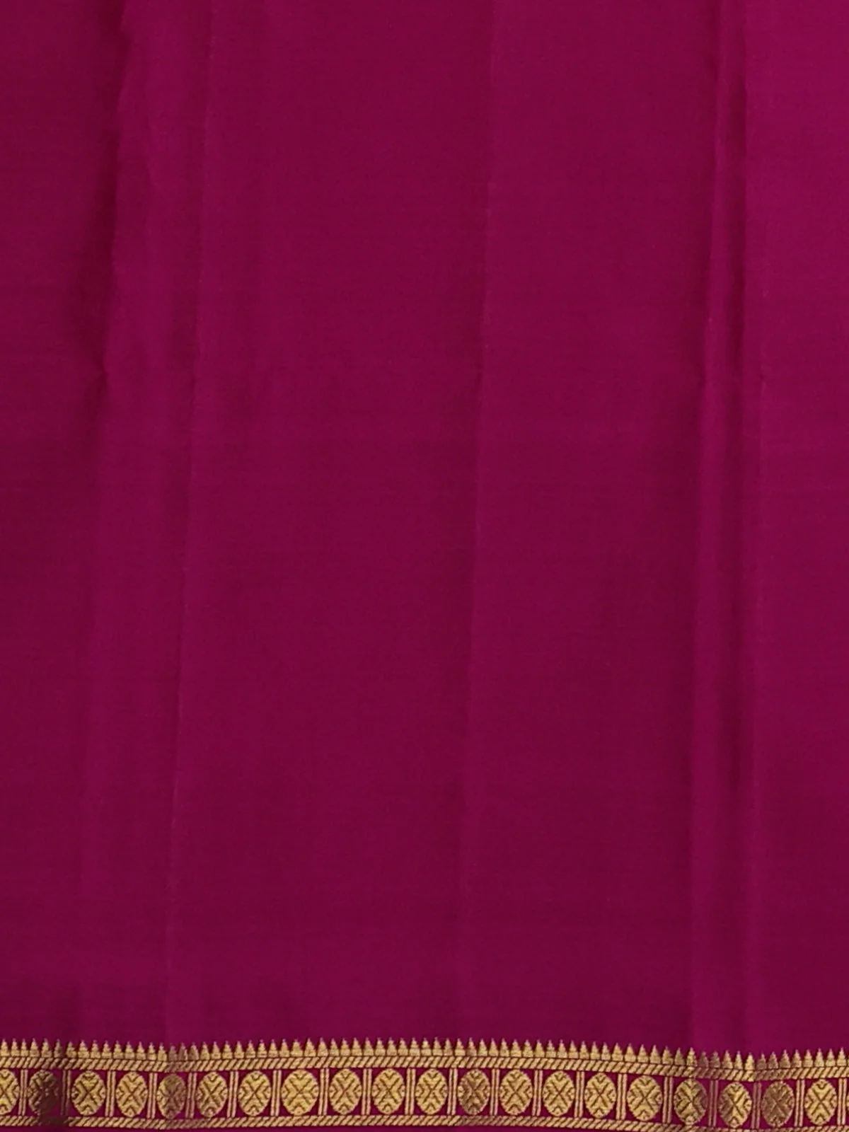 Magenta Pink Kanchipuram Silk Saree - Image 4