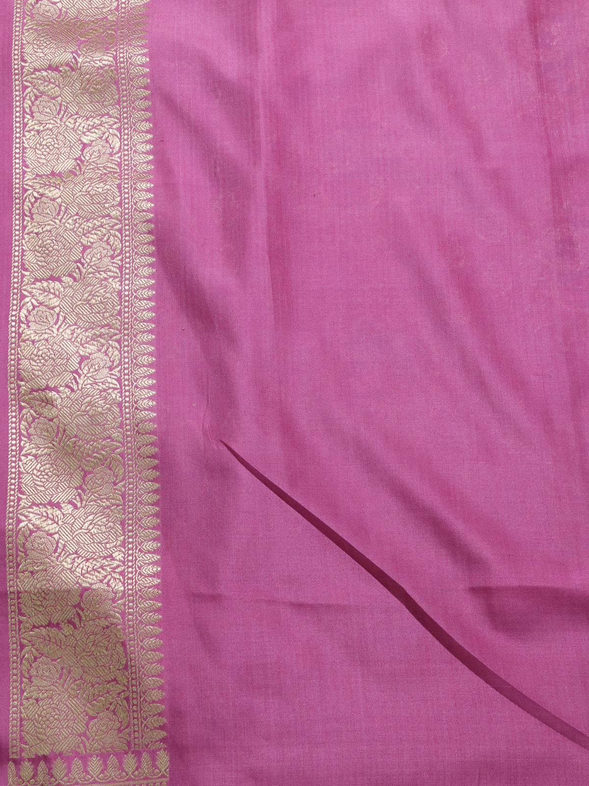 Mauve Pink Banarasi Silk Saree - Image 4