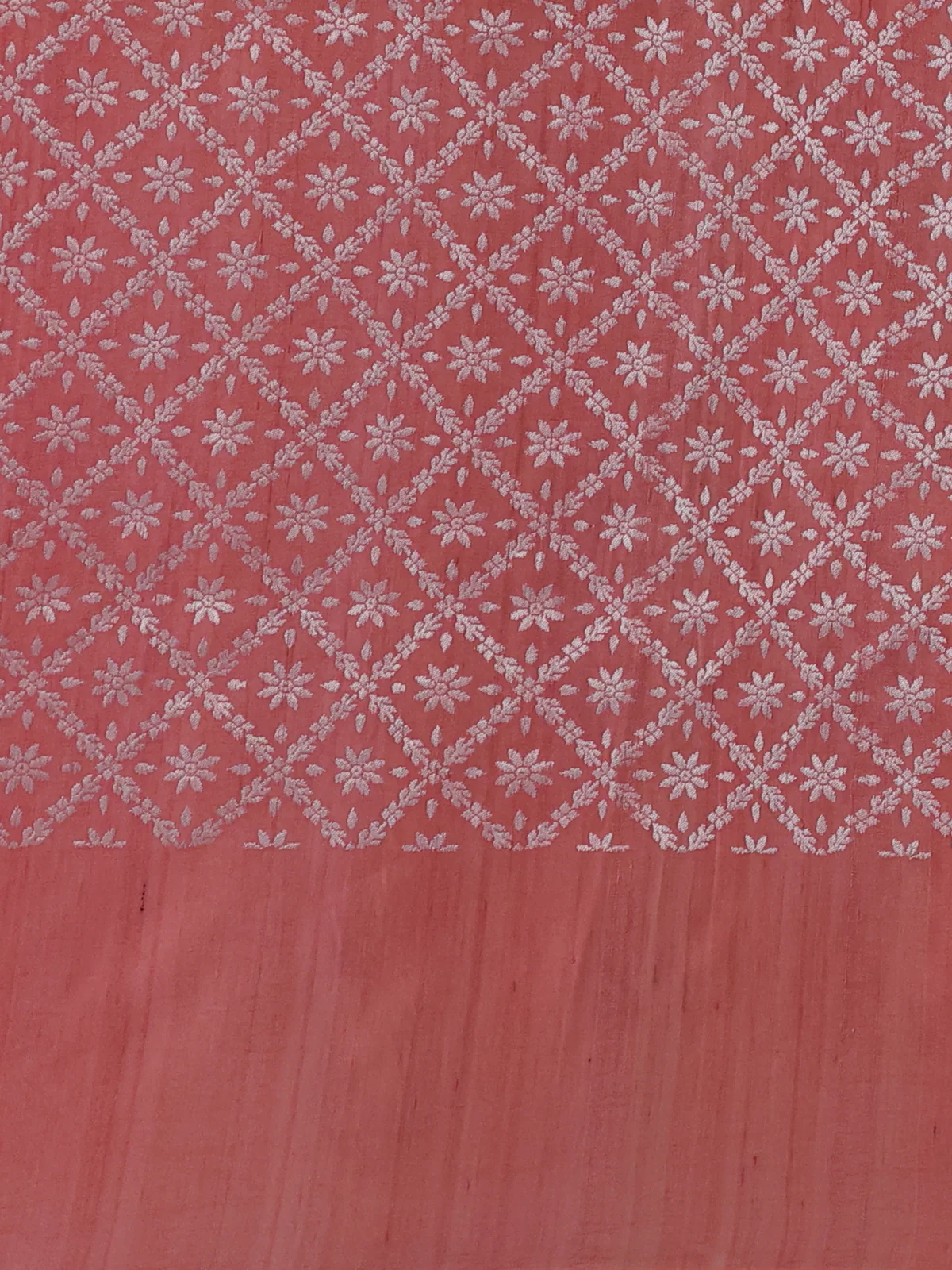 Multi Colour Khaddi Banarasi Tussar Georgette Saree - Image 4