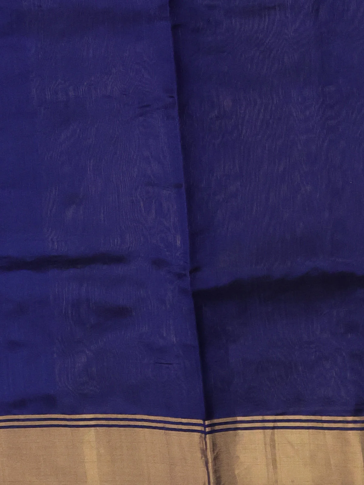 Off White Chanderi Silk Saree - Image 3