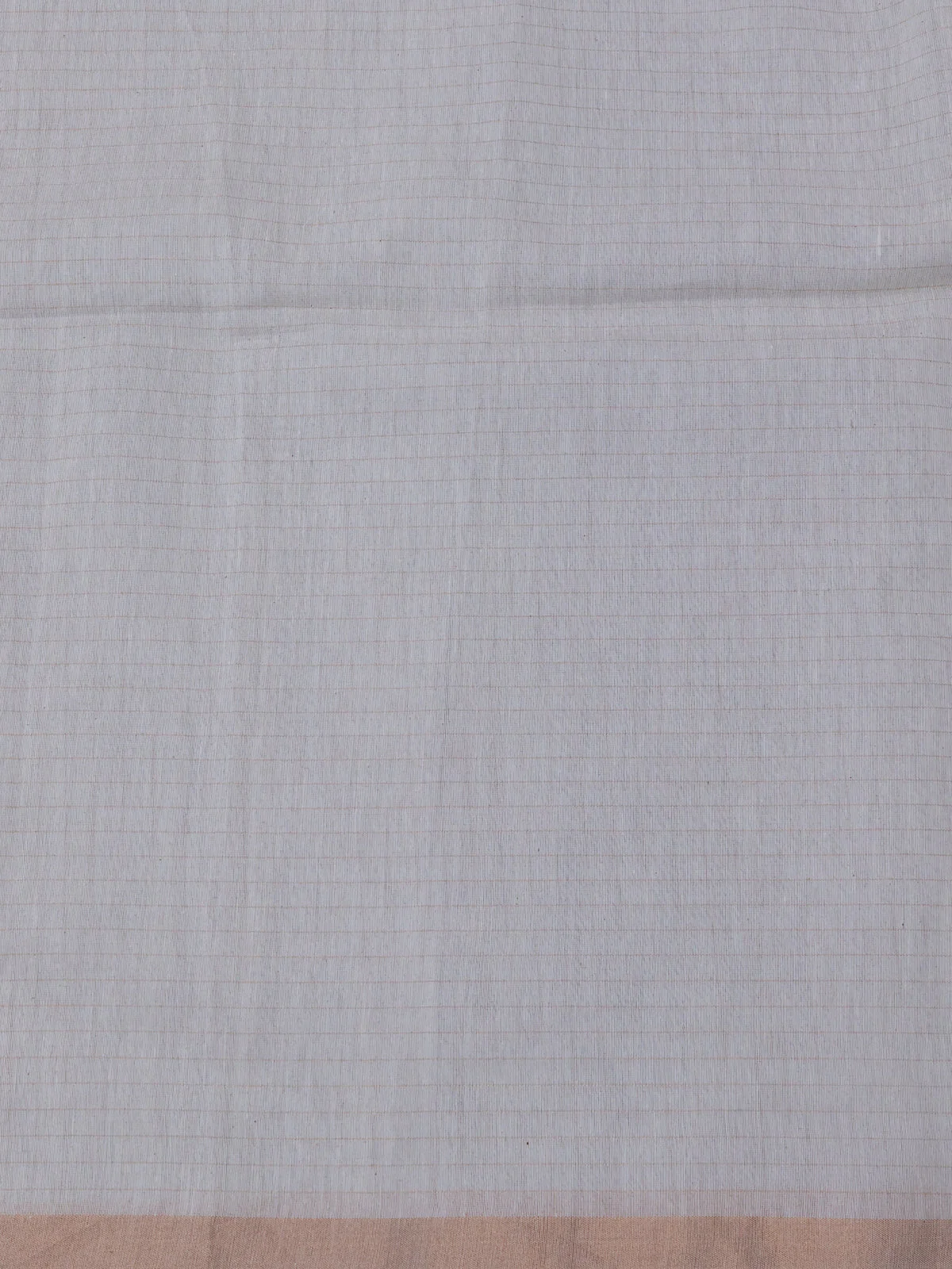 Off White Muslin Organza Saree - Image 4