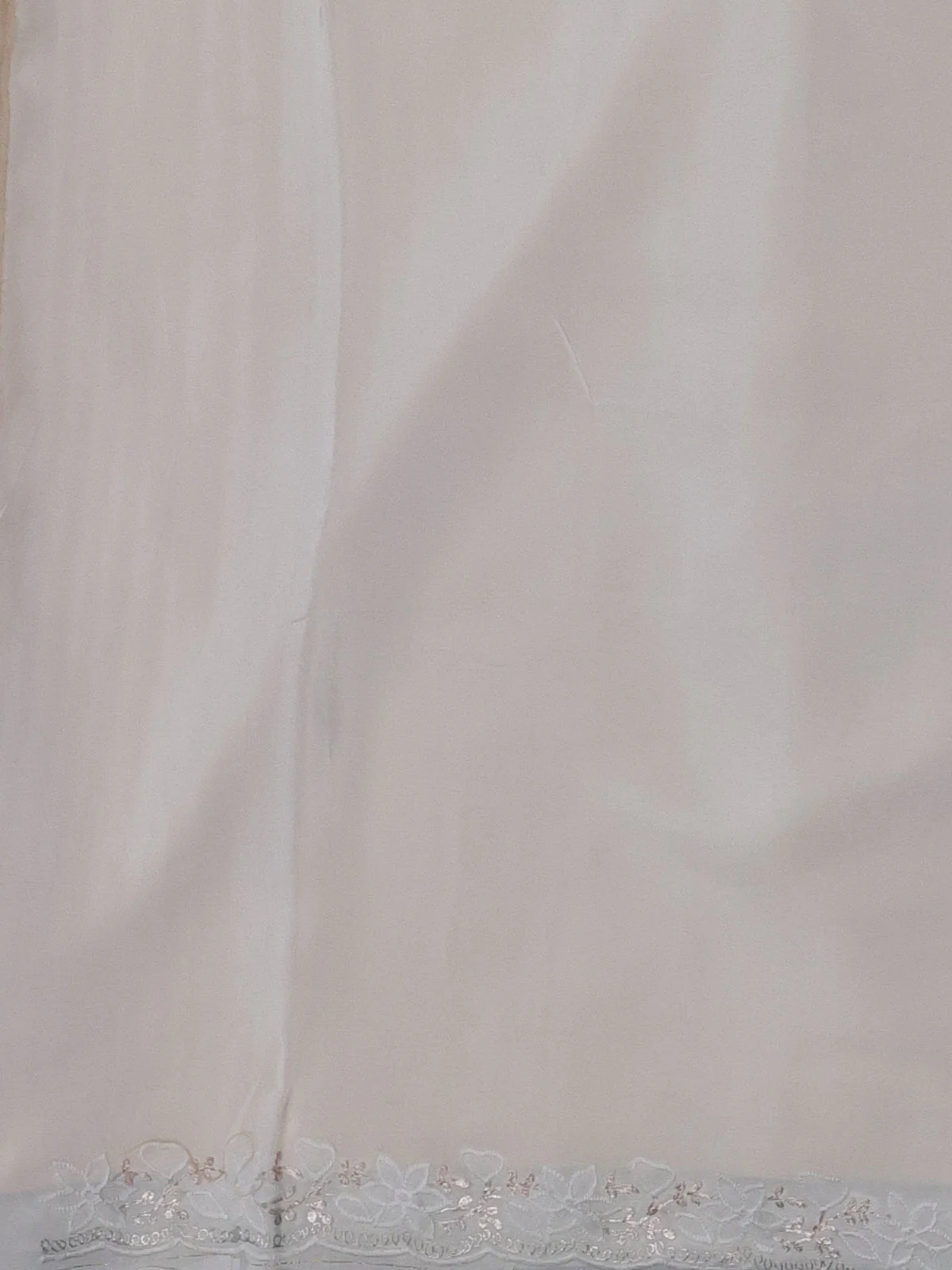Off White Organza Silk Saree - Image 3
