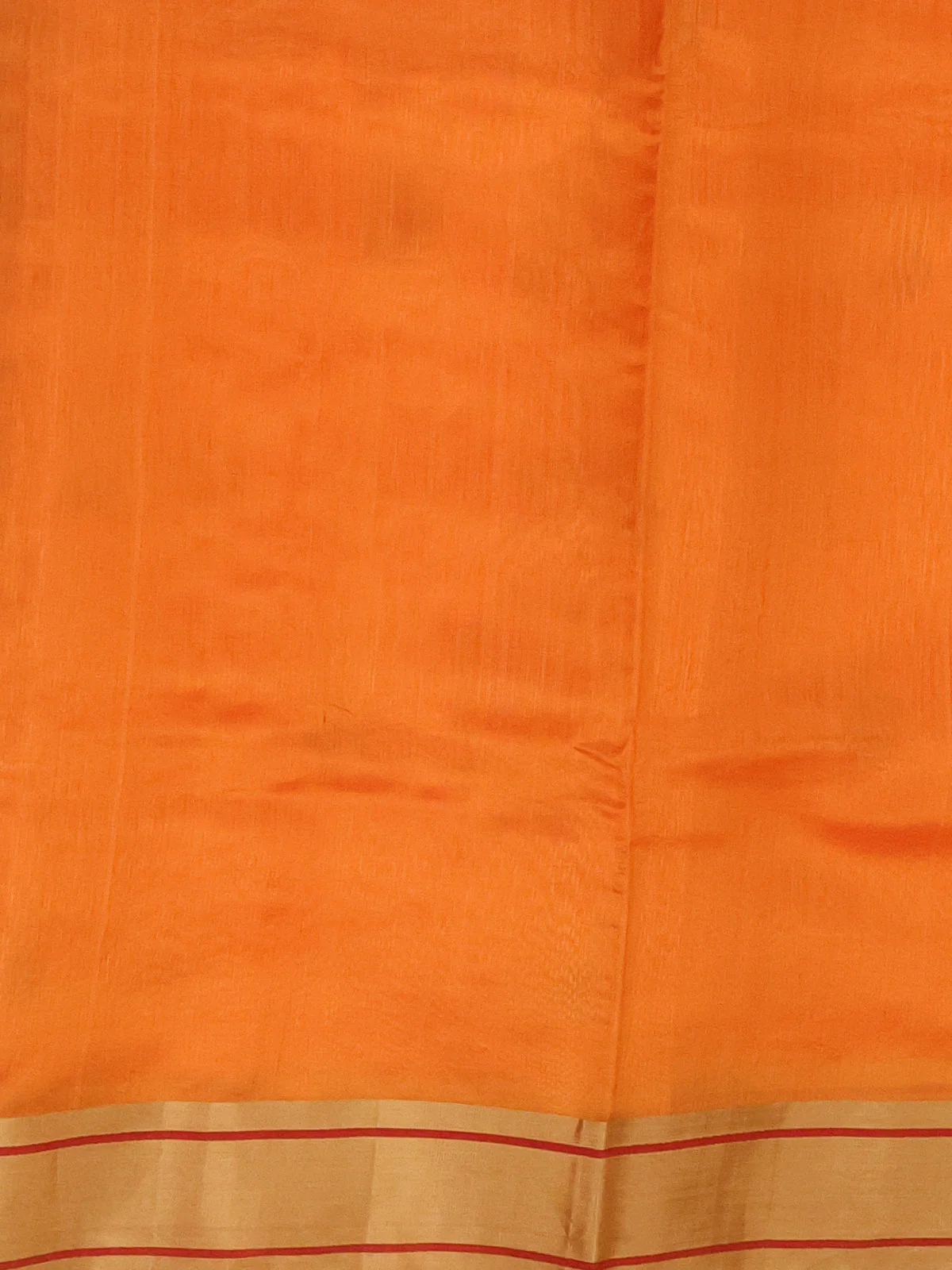 Orange Chanderi Silk Saree - Image 3