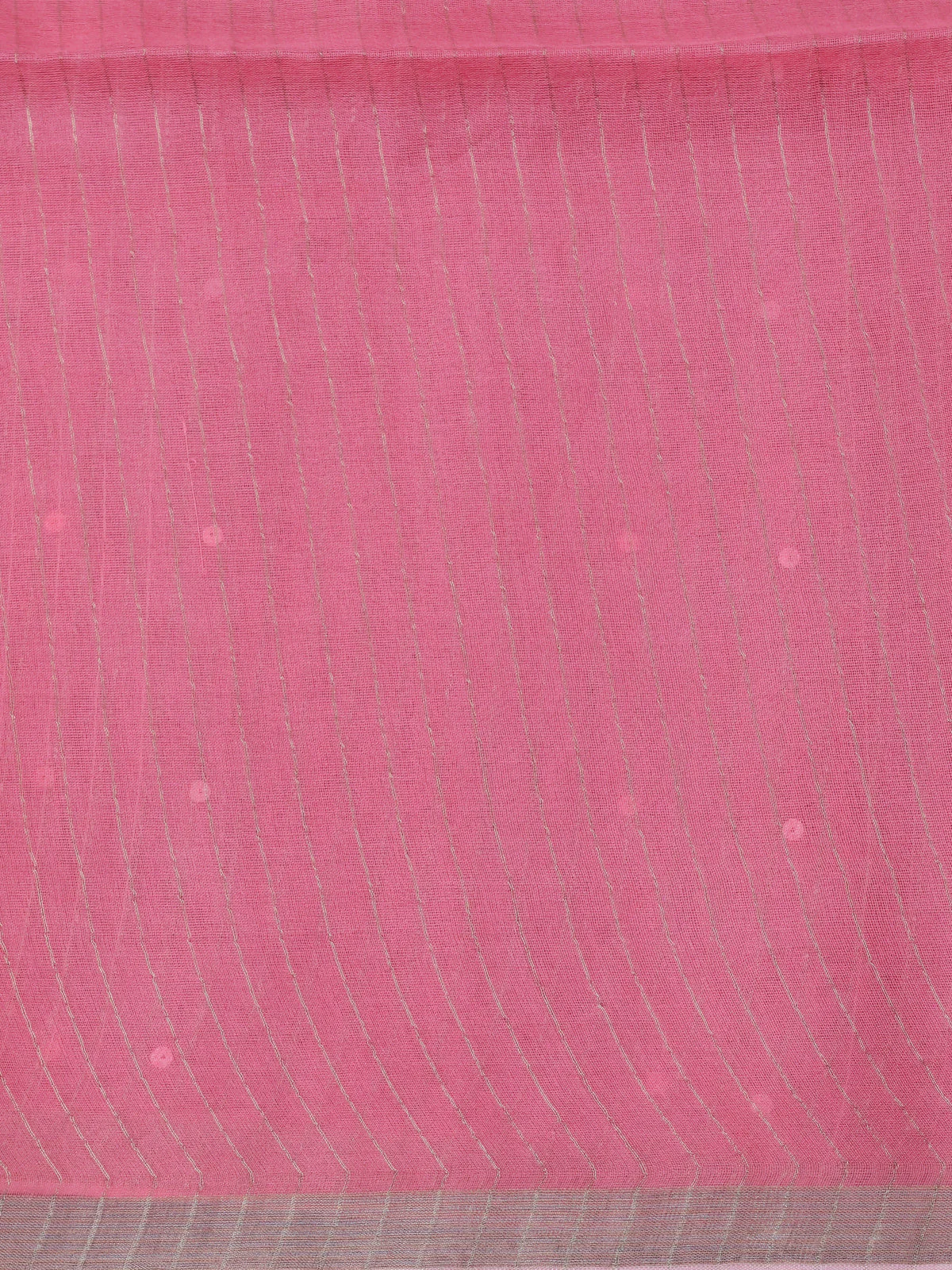 Peach Muslin Organza Saree - Image 4