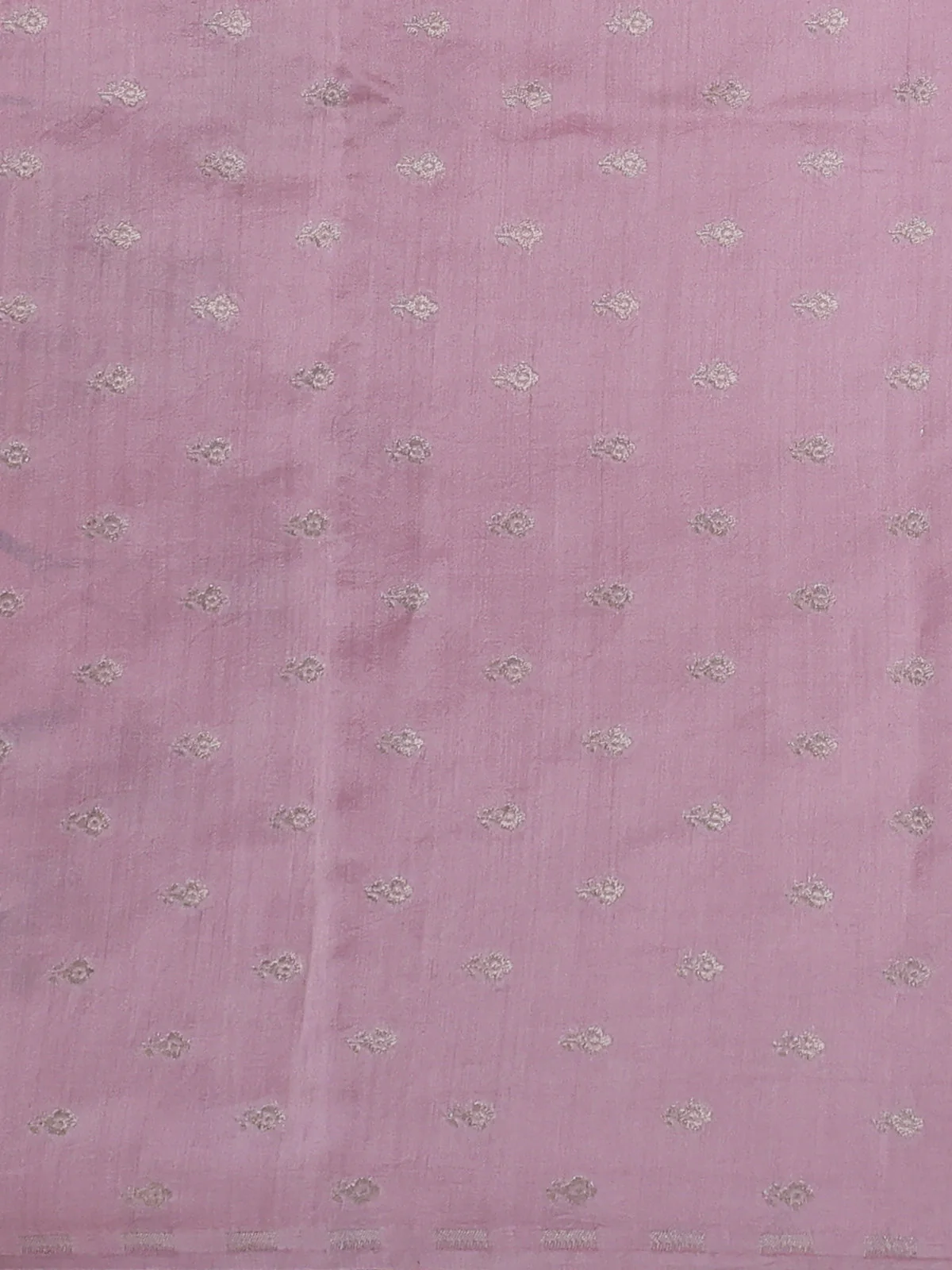 Peach Organza Hand Painted Silk Saree - Image 3