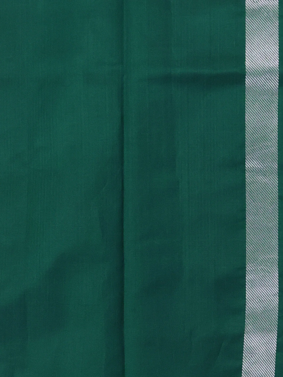 Peacock Green Chanderi Silk Saree - Image 3