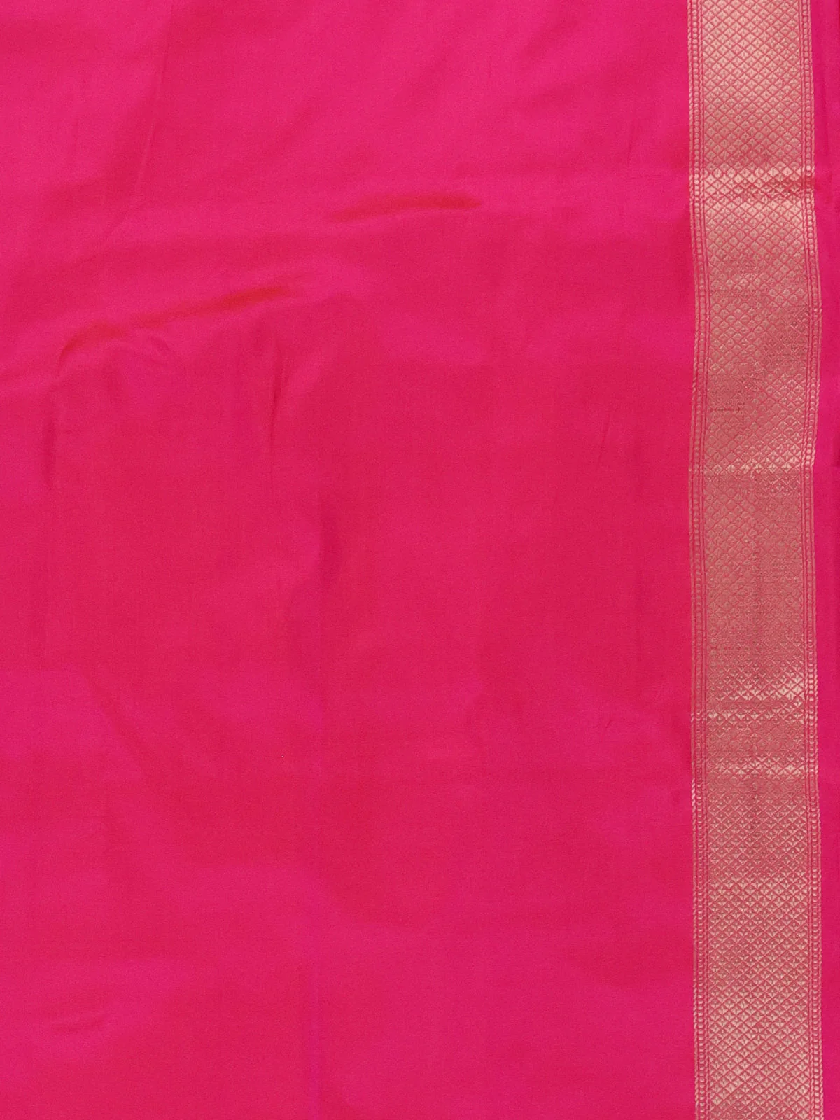 Pink Banarasi Silk Saree - Image 3