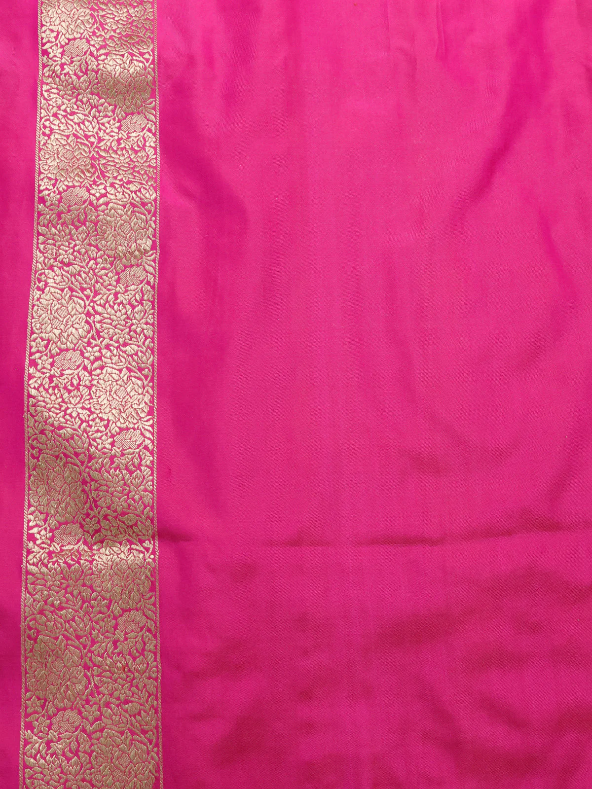 Pink Banarasi Silk Saree - Image 4