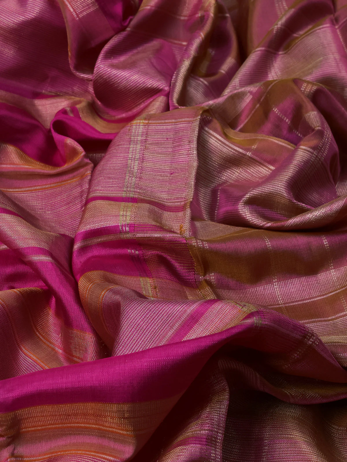Pink Pure Kanchipuram Silk Saree - Image 3