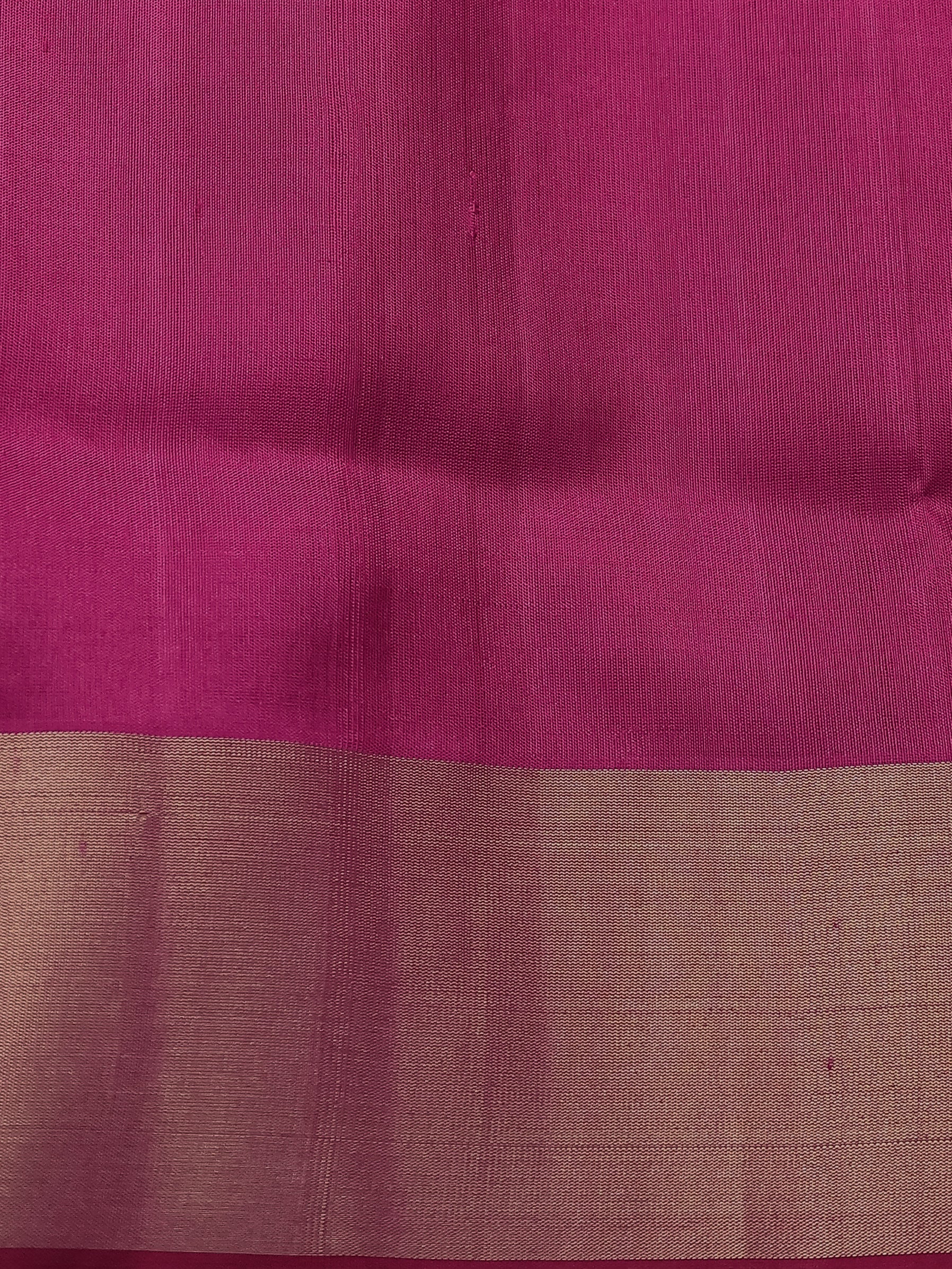Pink Uppada Silk Saree With Jamdhani Weaves - Image 4