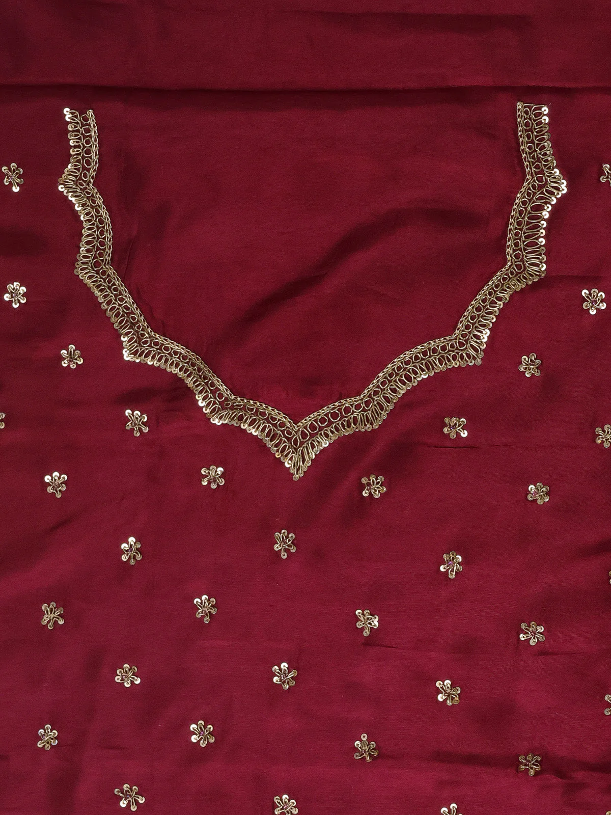 Purple Banarasi Silk Saree With Brocade Zari Weaves & Embroided Border - Image 5