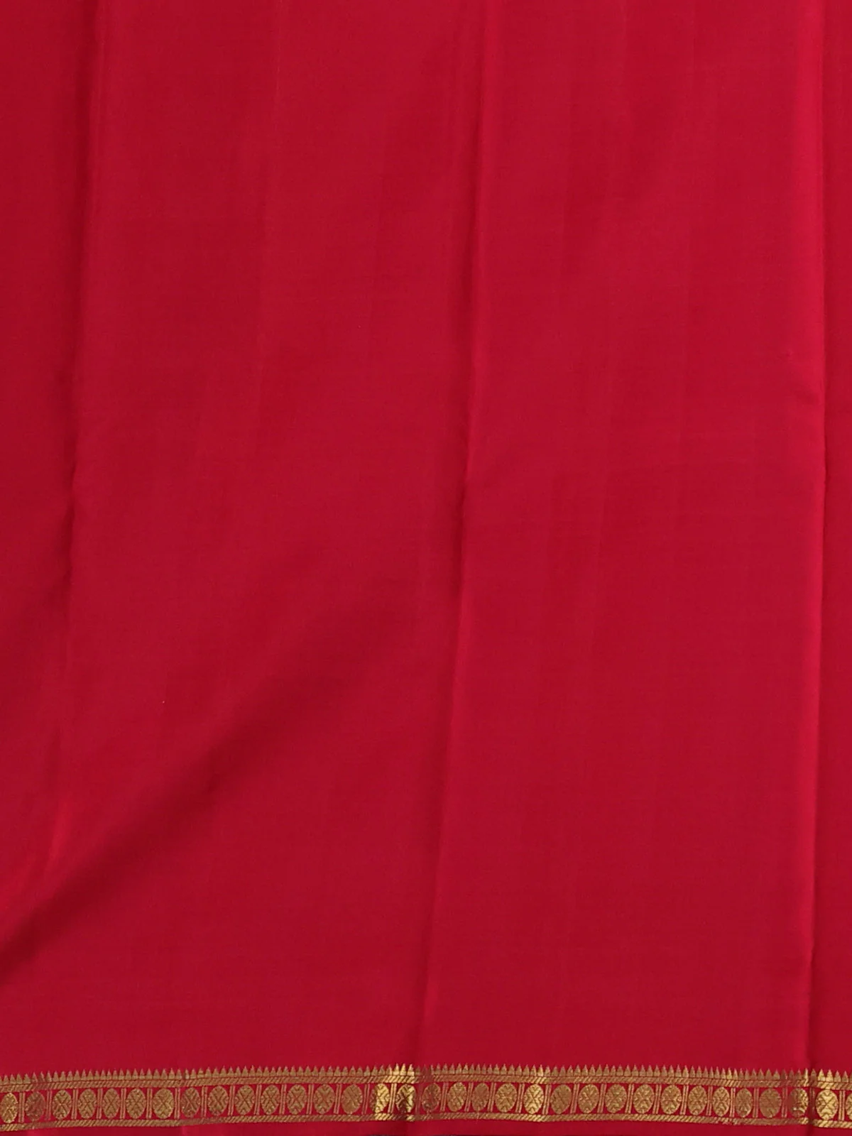 Red Kanchipuram Silk Saree - Image 4