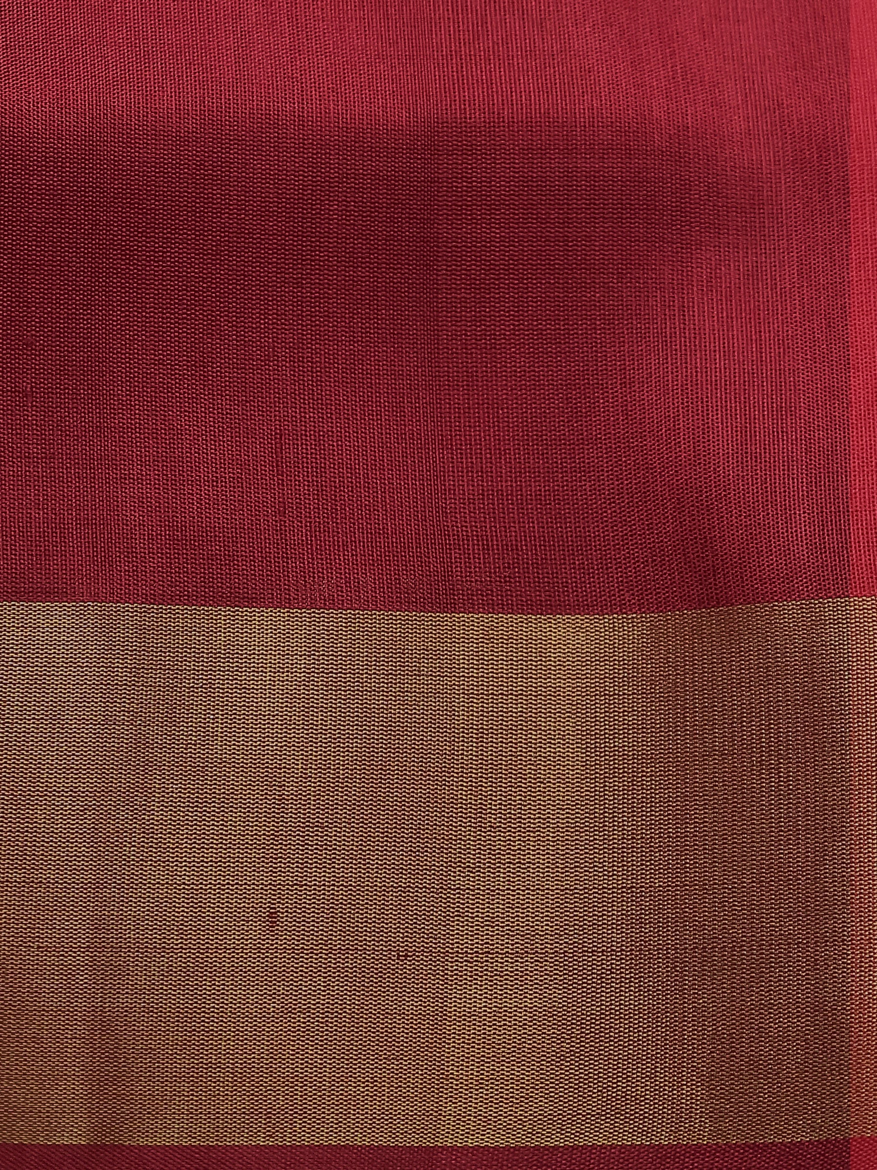 Red Uppada Silk Saree With Jamdhani Weaves - Image 4