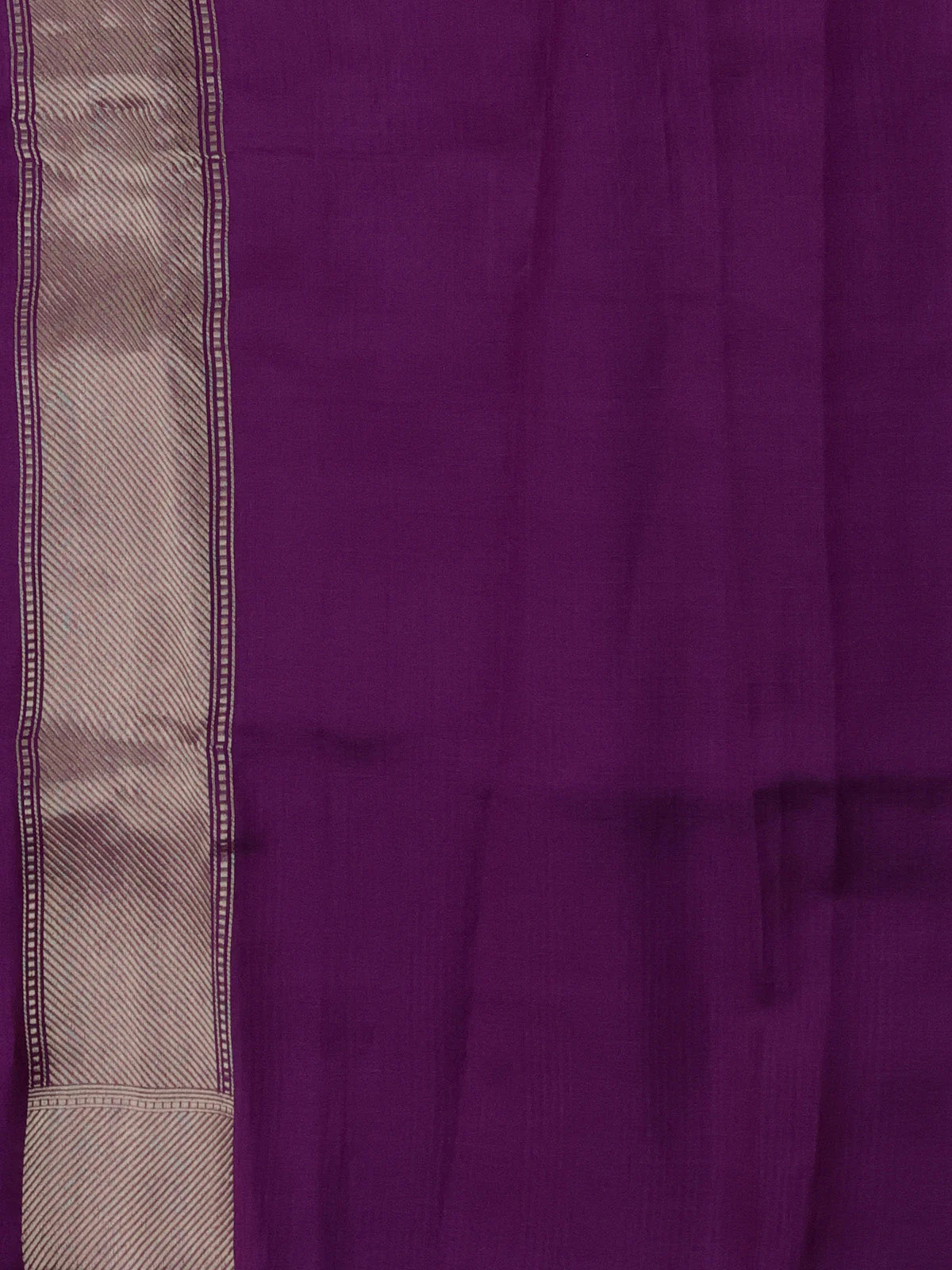 Violet Chanderi Silk Saree - Image 3