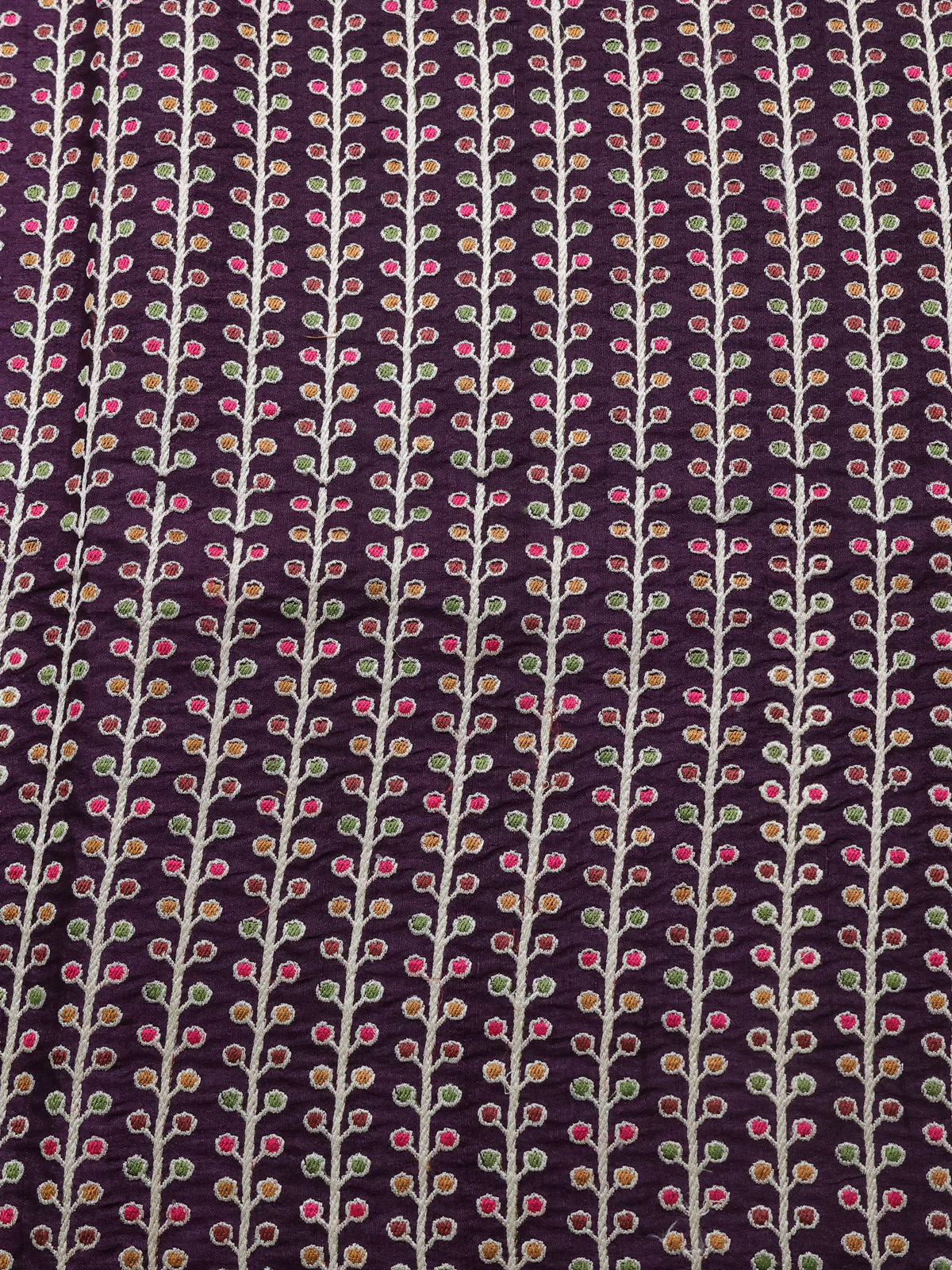 Wine Tussar Silk Saree - Image 4